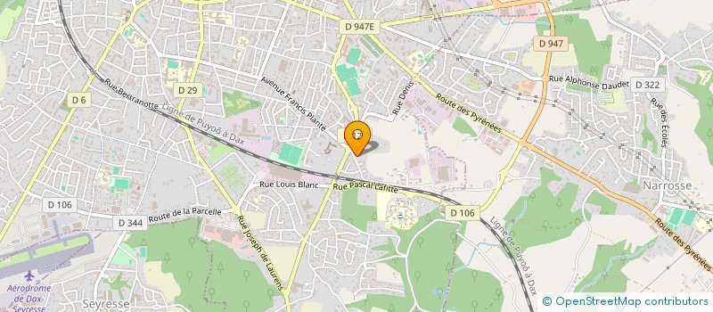 localisation de l'entreprise MADAME KARIMA EL AISSAOUI HADRA  DAX