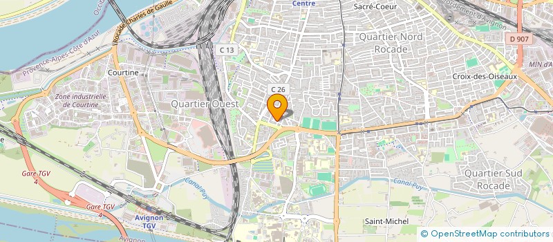 localisation de l'entreprise MADAME KARIMA EL FELYOUY  AVIGNON