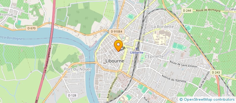 localisation de l'entreprise MADAME KARIMA EL GAHFARI  LIBOURNE