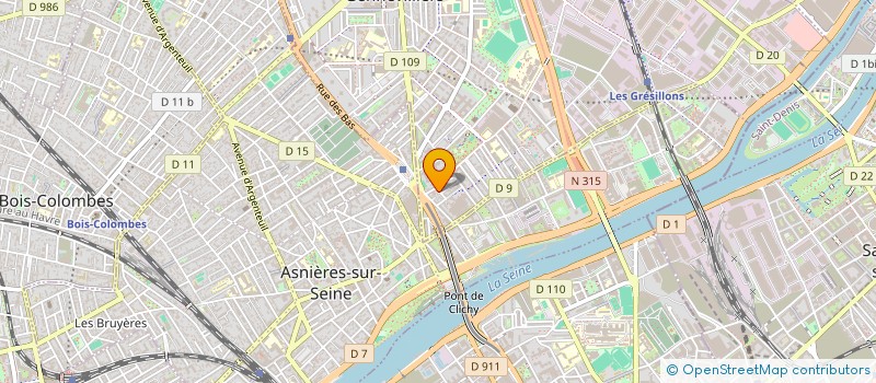 localisation de l'entreprise MADAME KARIMA EL MHIZLI  GENNEVILLIERS