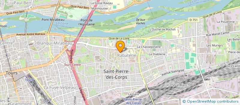 localisation de l'entreprise MADAME KARIMA EL MOHTAREM  SAINT-PIERRE-DES-CORPS