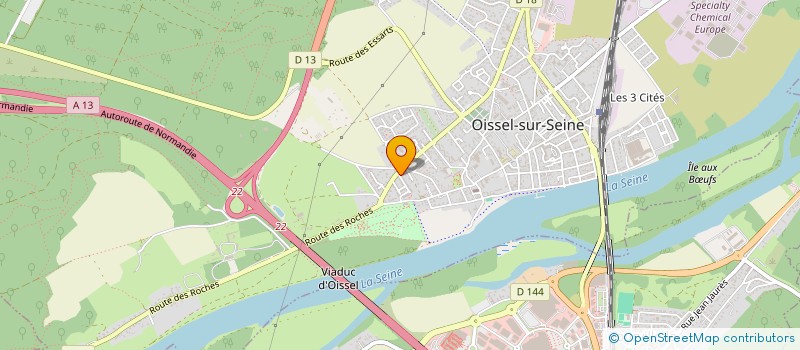 localisation de l'entreprise MADAME KARIMA FERAOUCHE  OISSEL