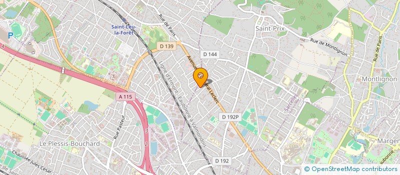 localisation de l'entreprise MADAME KARIMA GACEM à SAINT-PRIX