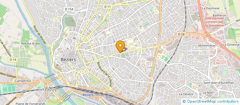 localisation de l'entreprise MADAME KARIMA GHADDAB à BEZIERS