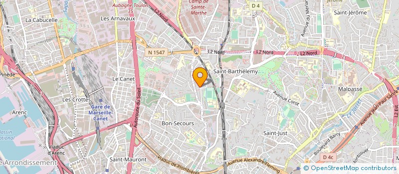 localisation de l'entreprise MADAME KARIMA GHRIB à MARSEILLE