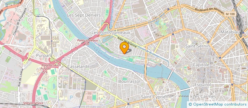 localisation de l'entreprise MADAME KARIMA HAOUES  TOULOUSE