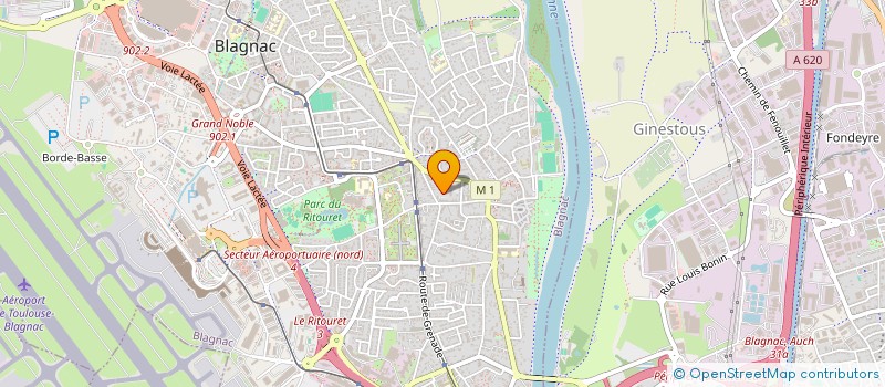 localisation de l'entreprise MADAME KARIMA HDIDOU à BLAGNAC