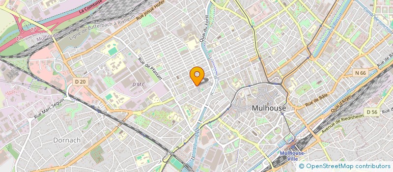 localisation de l'entreprise MADAME KARIMA JMILI  MULHOUSE