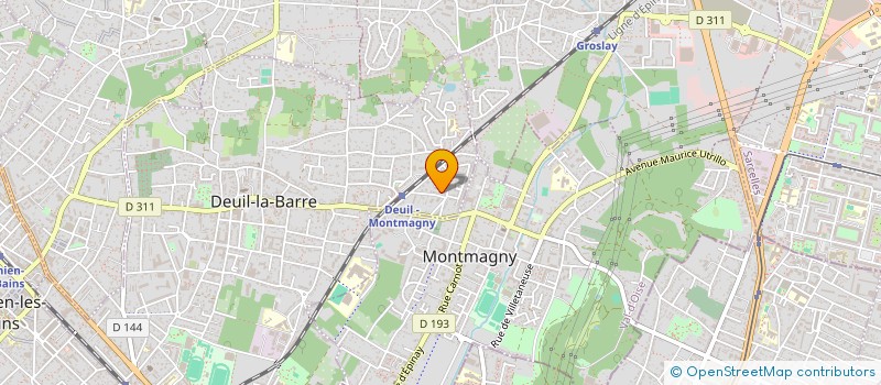 localisation de l'entreprise MADAME KARIMA KAHOUADJI  DEUIL-LA-BARRE