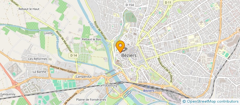 localisation de l'entreprise MADAME KARIMA LAGZOULI à BEZIERS