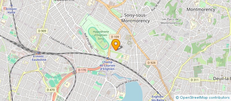 localisation de l'entreprise MADAME KARIMA LAOUEDJ  SOISY-SOUS-MONTMORENCY