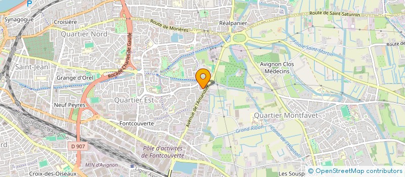 localisation de l'entreprise MADAME KARIMA LAOULICHKI  AVIGNON