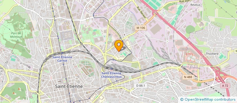 localisation de l'entreprise MADAME KARIMA MAAZI à SAINT-ETIENNE