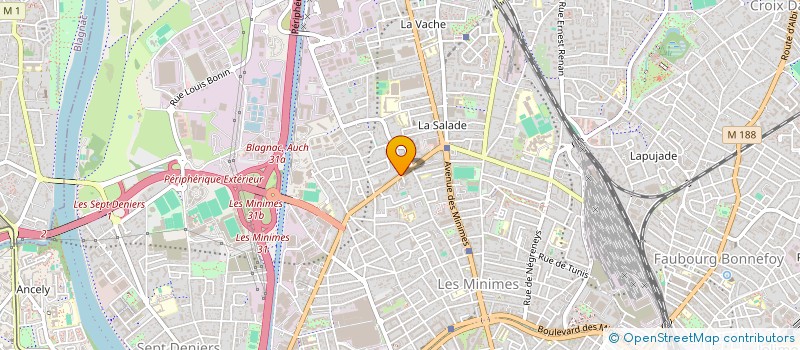localisation de l'entreprise MADAME KARIMA MAHAMMED à TOULOUSE
