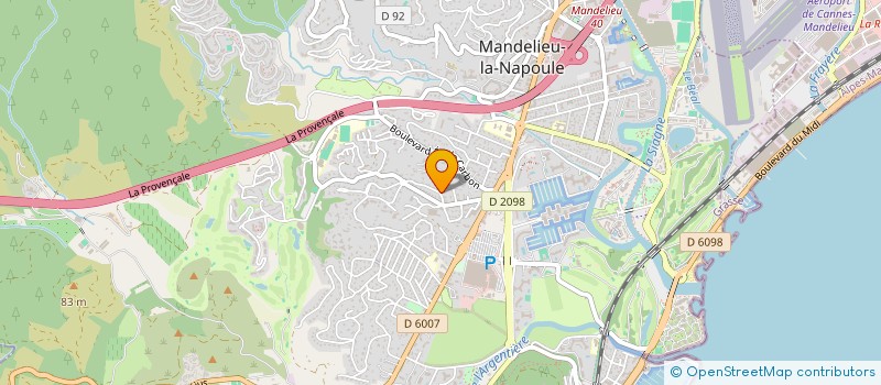localisation de l'entreprise MADAME KARIMA MARILL à MANDELIEU LA NAPOULE