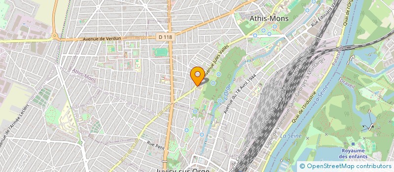 localisation de l'entreprise MADAME KARIMA MEDKOUR  ATHIS-MONS