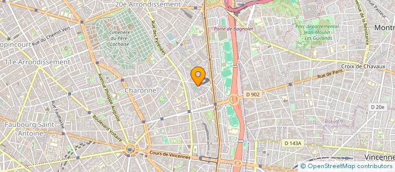 localisation de l'entreprise MADAME KARIMA MEHADJI  PARIS