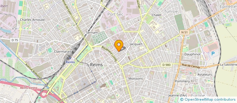 localisation de l'entreprise MADAME KARIMA MEZZI  REIMS