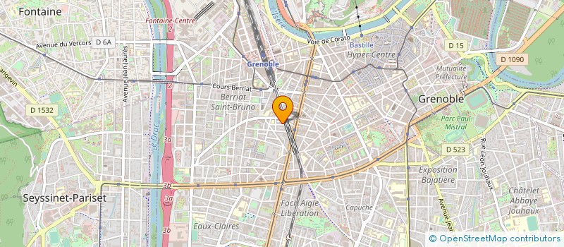 localisation de l'entreprise MADAME KARIMA MOUSSAOUI à GRENOBLE