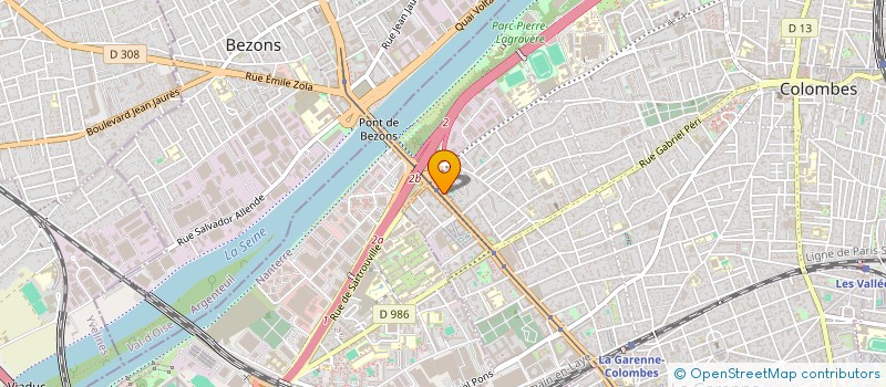 localisation de l'entreprise MADAME KARIMA MOUSSAOUI à COLOMBES