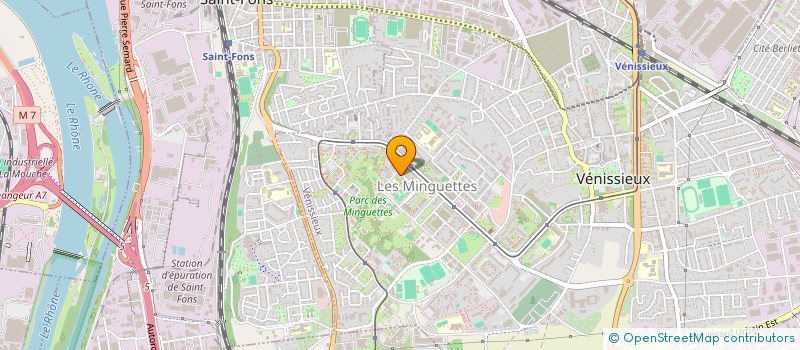 localisation de l'entreprise MADAME KARIMA NAHDI  VENISSIEUX