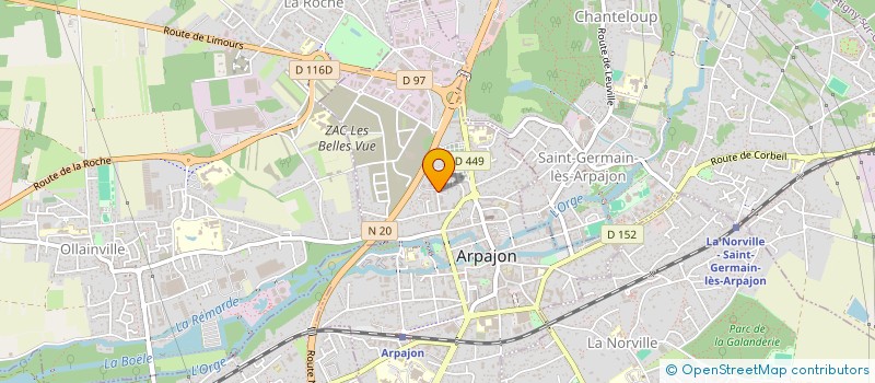 localisation de l'entreprise MADAME KARIMA NAILI à ARPAJON