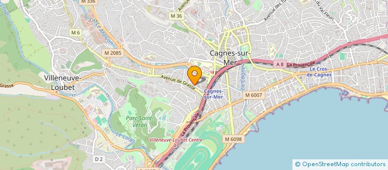 localisation de l'entreprise MADAME KARIMA NAJI  CAGNES-SUR-MER