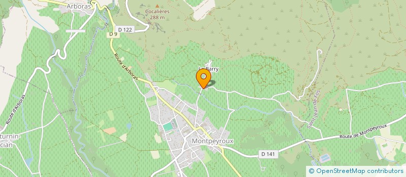 localisation de l'entreprise MADAME KARIMA NEKICHE  MONTPEYROUX