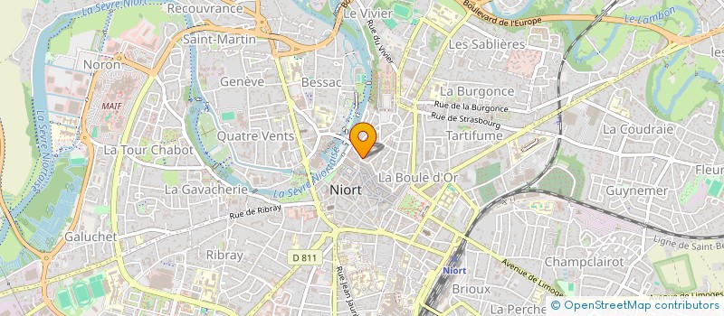 localisation de l'entreprise MADAME KARIMA OUACHEK  NIORT