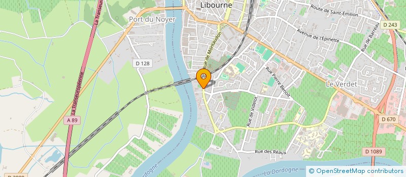localisation de l'entreprise MADAME KARIMA OUALLAL à LIBOURNE