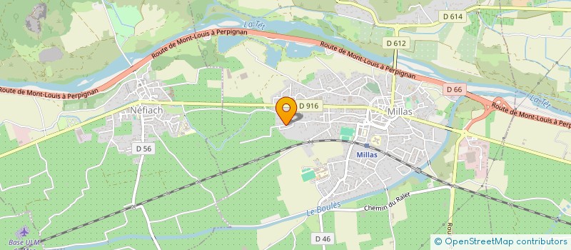 localisation de l'entreprise MADAME KARIMA OUCIF  MILLAS