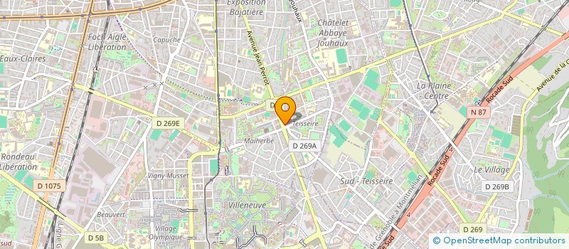 localisation de l'entreprise MADAME KARIMA RAHALI à GRENOBLE