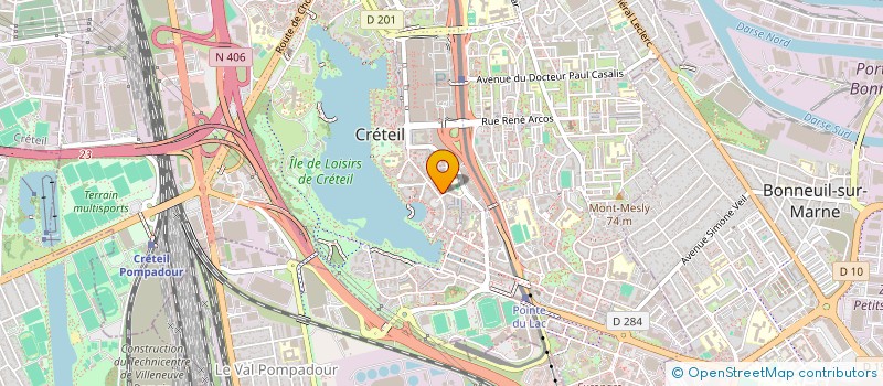 localisation de l'entreprise MADAME KARIMA SEIDI  CRETEIL