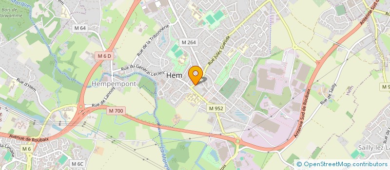 localisation de l'entreprise MADAME KARIMA SOUALMI  HEM