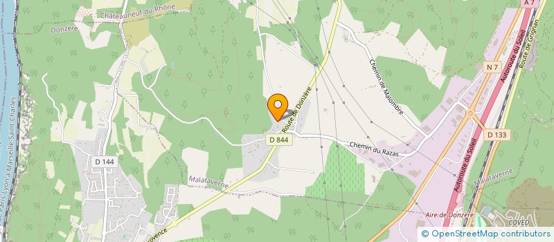 localisation de l'entreprise MADAME KARIMA YAKHLEF  MALATAVERNE