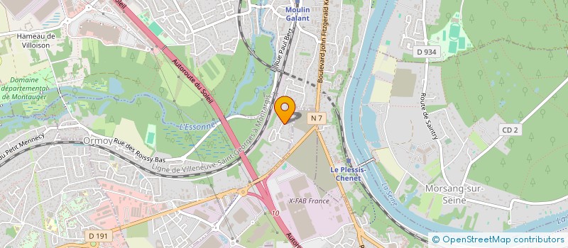 localisation de l'entreprise MADAME KARIMA YOUNANG BOWE  ORMOY