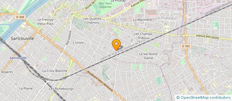 localisation de l'entreprise MADAME KARIMA ZALAGH à SARTROUVILLE