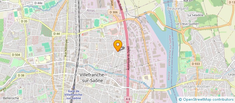 localisation de l'entreprise MADAME KARIMA ZAYATI  VILLEFRANCHE-SUR-SAONE