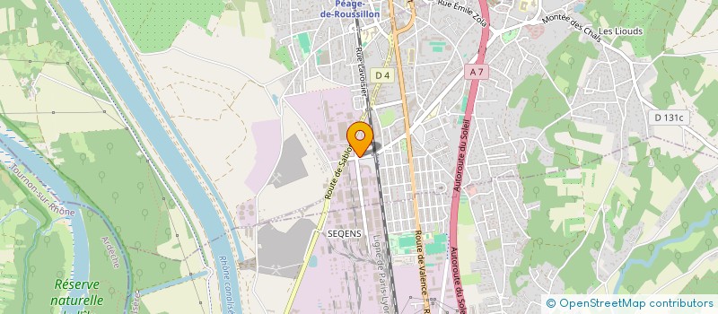 localisation de l'entreprise MADAME KARIMA ZITOUNI  ROUSSILLON