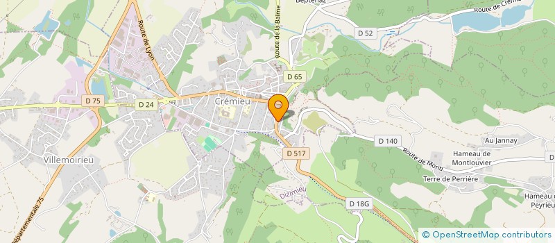 localisation de l'entreprise MADAME KARIMAN ABELIN  CREMIEU