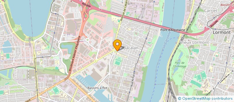 localisation de l'entreprise MADAME KARIN AUBRY  BORDEAUX