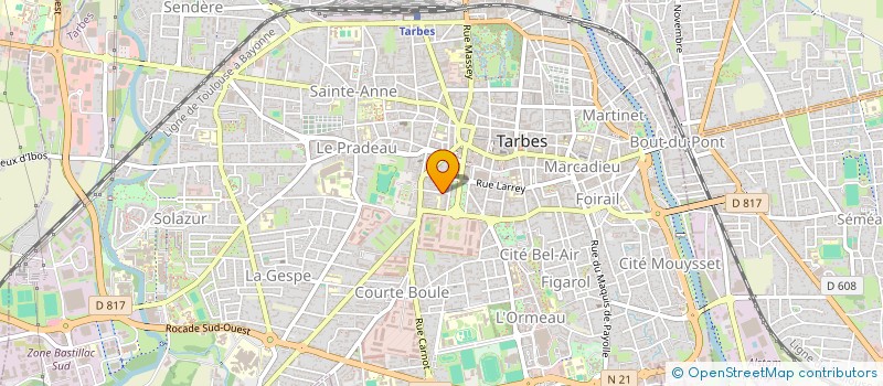 localisation de l'entreprise MADAME KARIN BLANCHEMAIN  TARBES