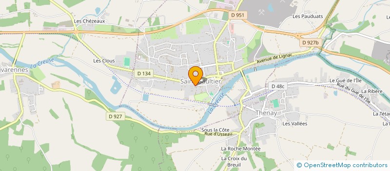 localisation de l'entreprise MADAME KARIN BORUP à SAINT-GAULTIER