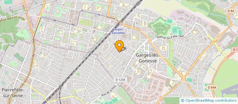 localisation de l'entreprise MADAME KARIN-CLAUDIA REX JEROME RAJAKUMAR  GARGES-LES-GONESSE