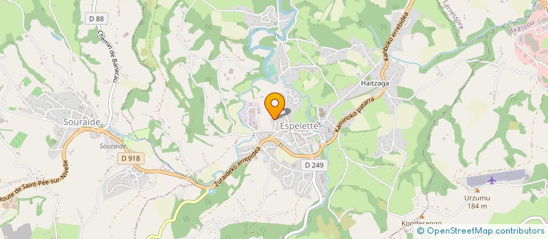 localisation de l'entreprise MADAME KARIN DULIMOV  ESPELETTE