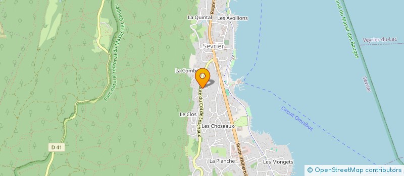 localisation de l'entreprise MADAME KARIN ENNEKING  SEVRIER