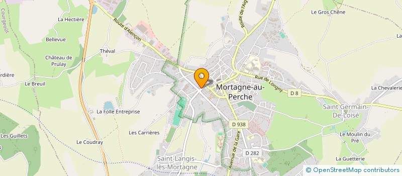 localisation de l'entreprise MADAME KARIN ENVALL à MORTAGNE-AU-PERCHE