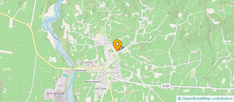 localisation de l'entreprise MADAME KARIN GENOUD  CAIRANNE