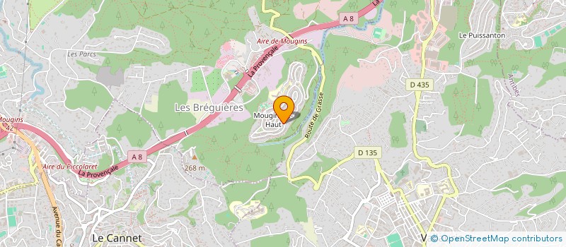 localisation de l'entreprise MADAME KARIN HA VAN à MOUGINS