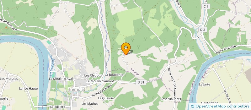 localisation de l'entreprise MADAME KARIN HOSS  PAUNAT